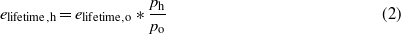 Equation (2)