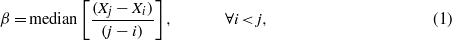 Equation (1)