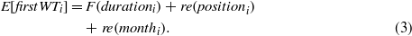 Equation (3)