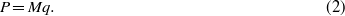 Equation (2)
