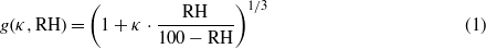 Equation (1)