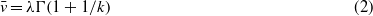 Equation (2)
