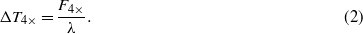 Equation (2)
