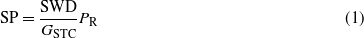 Equation (1)