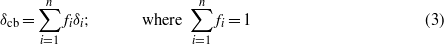 Equation (3)