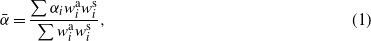 Equation (1)
