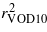 ${r}_{\mathrm{VOD}1 0}^{2}$