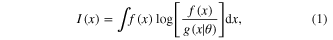 Equation (1)