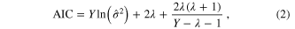 Equation (2)