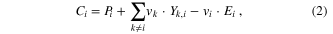 Equation (2)