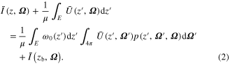 Equation (2)