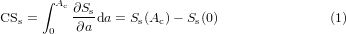 Equation (1)