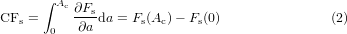 Equation (2)