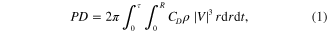 Equation (1)