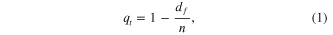 Equation (1)
