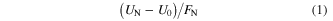 Equation (1)