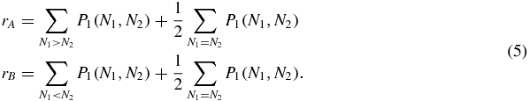 Equation (5)