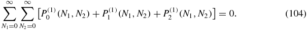 Equation (104)