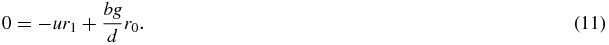 Equation (11)
