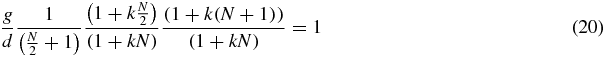 Equation (20)