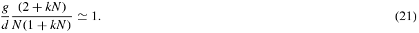 Equation (21)