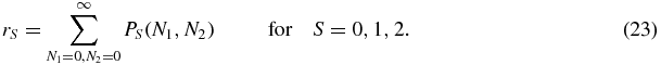 Equation (23)