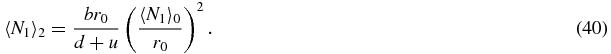 Equation (40)