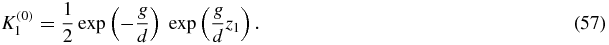 Equation (57)