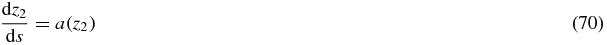 Equation (70)