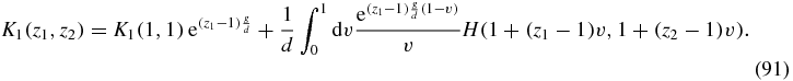 Equation (91)