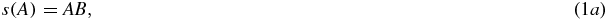 Equation (1a)