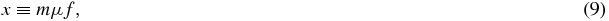 Equation (9)