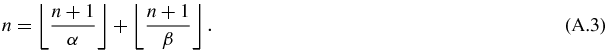 Equation (A.3)