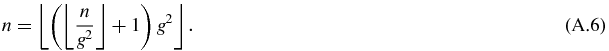 Equation (A.6)
