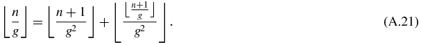 Equation (A.21)