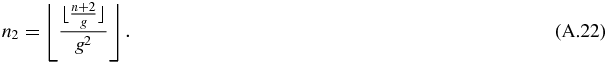 Equation (A.22)