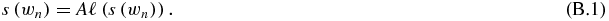 Equation (B.1)