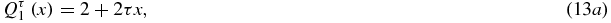 Equation (13a)