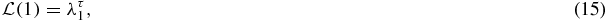 Equation (15)