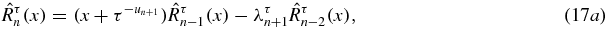 Equation (17a)