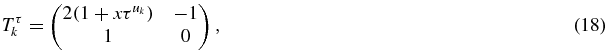 Equation (18)