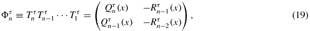 Equation (19)
