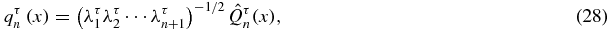 Equation (28)