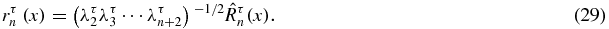 Equation (29)