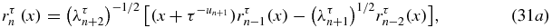 Equation (31a)