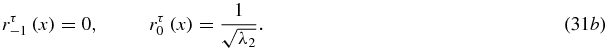 Equation (31b)