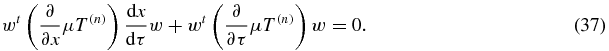 Equation (37)