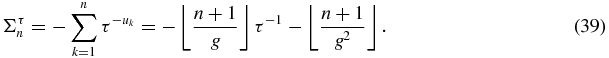 Equation (39)