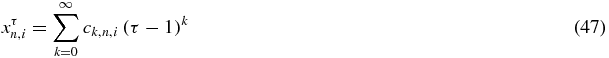 Equation (47)