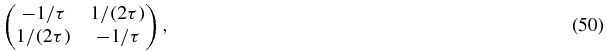 Equation (50)